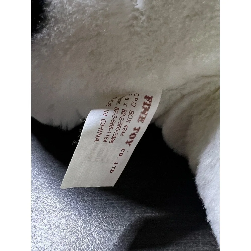 Vintage‎ Fine Toy Dalmatian Plush Dog Stuffed Animal Sweater Outfit Decor Cute